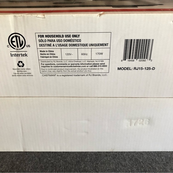 Chefman Double Slow Cooker 2 x 1.25 Quart Oval Stoneware Crocks - Dual Controls - Picture 10 of 11